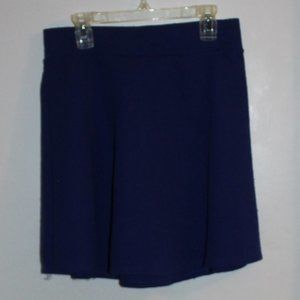 Stoosh Navy Blue Textured Skirt